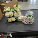 Artificial Flowers for Outdoor Indoor Garden Home Decoration, Faux Flower Daisy with Eucalyptus Leaves Fake Plants Greenery Boxwood Porch Patio