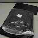 Fireproof File Box with Lock, Document Box Storage Organizer, Suitable for Hanging File Folders in Letter Size, Collapsible File Box, Reflective Strip for Fast Find (12.2"*6"*10.2, Black)