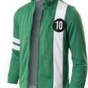 Kids Adult Tennyson Alien Swarm Ryan Kelly Green Synthetic Jacket T-Shirt (Medium)