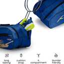HUNDRED Cosmogear Badminton Kit-bag (Size: Large) | Double Zipper | Bag with Front Zipper Pocket | Material: Polyester| Padded Back Straps | Easy-Carry Handle, One Size