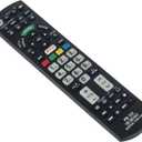 PERFASCIN PN-1LC Replacement Infrared Universal Remote Control for Panasonic PN-15-EL LCD 3D 4K LED TV N2QAYB000322 N2QAYB000323 N2QAYB000485 N2QAYB000486 N2QAYB000570 N2QAYB000779