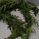 6FT Christmas Pine Garland - Real Touch Green Garland - Artificial Realistic Cedar Garlands for Mantel, Staircase, Tabletop - Indoor Outdoor Winter Christmas Decor