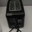 Cuisinart CPT-122BK 2-Slice Compact Plastic Toaster, Slots for Bagels & Bread, 7 Shade Settings, Cancel/Defrost/Reheat Functions, Removable Crumb Tray, Small Kitchen Appliance for Home & Office, Black