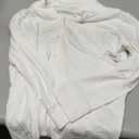 Amazon Essentials Women's Long Sleeve Cotton Modal Pajama Set, Loungewear with Full-Length Bottom (1X, White)