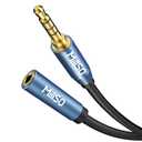 MillSO 3.5mm Headphone Extension Cable (6.6 Feet) TRRS 3.5mm Male to Female Stereo Audio Jack Extension Adapter Auxiliary AUX Cord for Headphones, Earbud, Speaker, Car Stereo, Home HiFi System