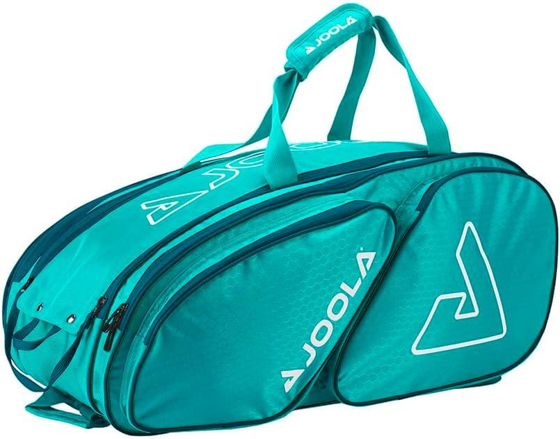 JOOLA Tour Elite Pickleball Bag - Backpack & Duffle Bag for Pickleball Paddles & Accessories - Holds 4+ Paddles - Includes Fence Hook - Choose from Multiple Colors. (Turquoise/Teal)