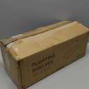 DOLLFIO Floating Shelves Set of 6, Black Wall Shelves with Lip, Display Shelves for Wall Decor, Modern Picture Ledge for Living Room, Bedroom, Nursery, Bathroom, Pictures, Books, Plants- Black