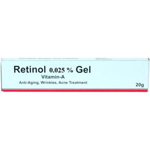Polet Retinol Gel 0.025 Vitamin A Repairs Fine Lines & Wrinkles, Scar Treatment Age and Sun Spots Anti-Aging Formula, 20 Grams (Retinol Gel 0.025)