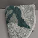 SKL Home Christmas Winter Pines 100% Cotton Rug, Plush & Absorbent, Slip-Resistant, Green