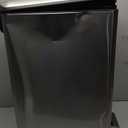 Home Zone Living 12 Gallon Slim Kitchen Trash Can with Soft Close Lid, Step Pedal, Bag Tuck Band, and Removable Liner, Stainless Steel, Silver