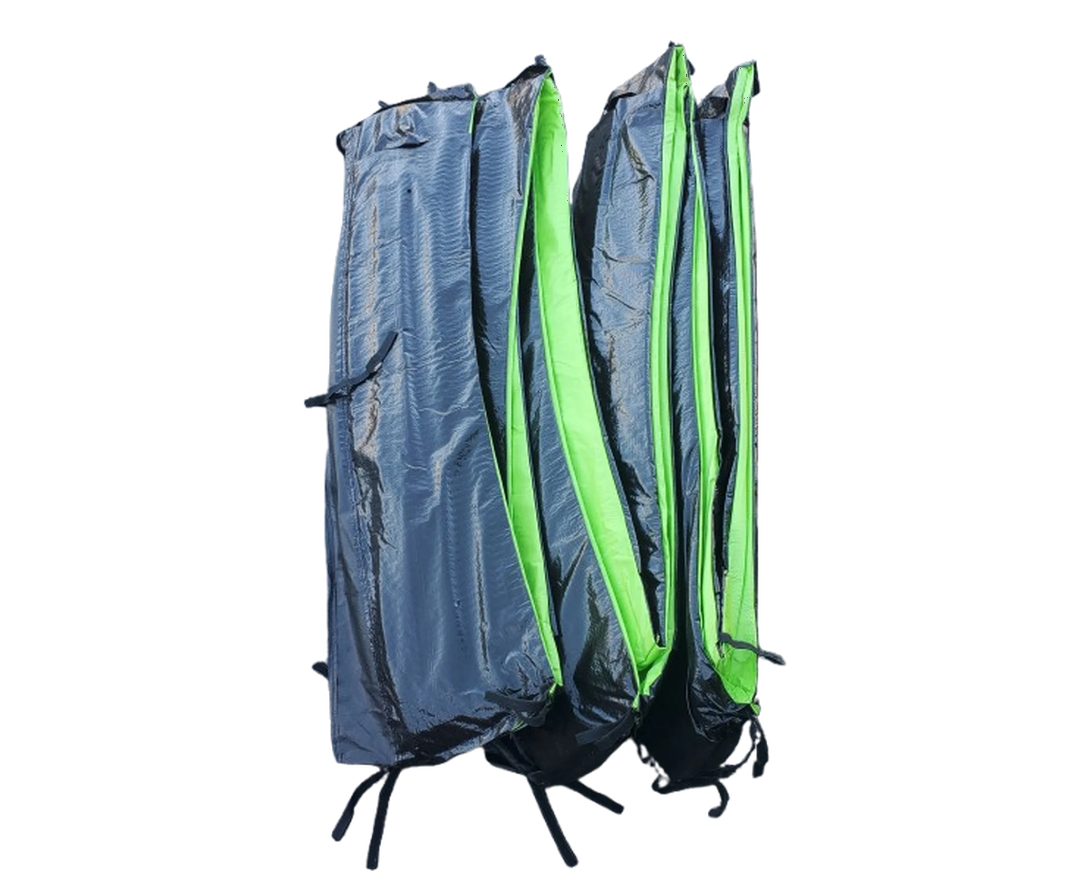 Bounce Pro Trampoline Frame Pad 14-foot Round Green Black 12"x12"x52 inch