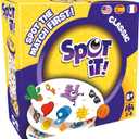 Asmodee Spot It! Classic Card Game (2024 Refresh) - Eco-Sleeve Edition, 5-in-1 Visual Perception Game for Quick Reflexes and Family Fun, Ages 6+, 2-8 Players, 10 Minute Playtime