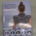 Microwavable Heated Neck Wrap Warmer and Shoulder Weighted Heating Pad Microwave for Hot and Cold Compress