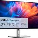 Dell 27 Monitor - P2725H - 27-inch Full HD (1920  1080) 100Hz Display, IPS Panel, 99% sRGB, 1500:1 Contrast Ratio, Tilt/Swivel/Pivot/Height Adjustable, 3-Year Advanced Exchange Service - Black