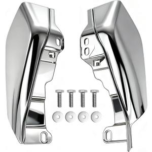 Deflector Heat Shields for Harley Davidson Touring Street Glide Road Glide Electra Glide Road King Ultra Limited Tri Glide CVO 2017-2024 2025, Gloss Sliver
