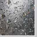 Kromapolis Window Privacy Film, Stained Glass, Grayish Black 35.4″ x 157.4″, 35.4In x 157.4In