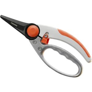 2 x 8-Inch Pruning Shears, Ultra Sharp SK5 Non-Stick Blade, Carbon Steel Lower Blade, Ergonomic TPR Handle, Heavy-Duty Garden Pruner for Clean & Precise Cuts