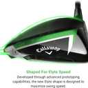 Callaway Golf Elyte Driver (9 Degree, Extra Stiff, Denali Charcoal 60 Gram, Left)