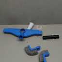 (2025 Upgraded) 20" 2 in 1 Pool Brush Vacuum Head with Swivel Hose Connection & Sturdy Nylon Bristles for Heavy Duty Inground & Above- Ground Pool Cleaning - Connecting 1-1/4" or 1-1/2" Hose (No Pole)