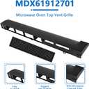 MDX61912701 Microwave Vent Grille Replacement for LG Microwave Vent Kit Oven Top Vent Grille LMV2031ST LMH2016ST LMHM2237BD LMHM2017SB Part# AP5202555 2119394 AH3535252 EA3535252