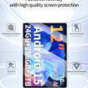 UYRUREL Screen Protector for Relndoo TAB9 Android 15 12-inch Tablet, Anti-Scratch 9H Hardness Touch Sensitive 2.5D Rounded Edges Bubble Free Easy to Install,2 Pack.