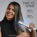 Remington Shine Therapy 1 inch Hair Straightener Iron, Flat Iron Infused with Argan Oil & Keratin, Professional Ceramic Flat Iron for Less Frizz, Shines and Smooth, Styling Tools, Champagne