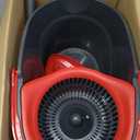O-Cedar EasyWring Microfiber Spin Mop, Bucket Floor Cleaning System, Red, Gray, Standard