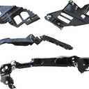 XQSMWF Front Headlight Guide Support Bracket Set Left & Right Side Compatible with Volkswagen Golf GTI MK6 2009-2013 Cabriolet 2012-2016, Replace 5K0807228A 5K0807572 5K0807571 5K0807227A