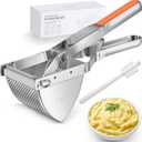 Potato Ricer, Sopito Stainless Steel Potato Masher for Commercial and Home Use, Orange
