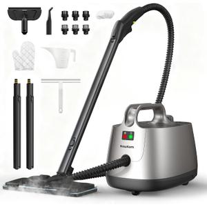 Steam Cleaner for Home, 293°F 58 PSI Powerful Handheld Steam Cleaner, 21 Attachments, 50Oz Large Capacity, for Kitchen Grease, Bathroom Grime, Floors & More
