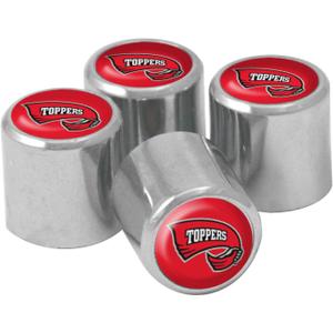 NCAA Western Kentucky Hilltoppers Metal Tire Valve Stem Caps, 4-Pack