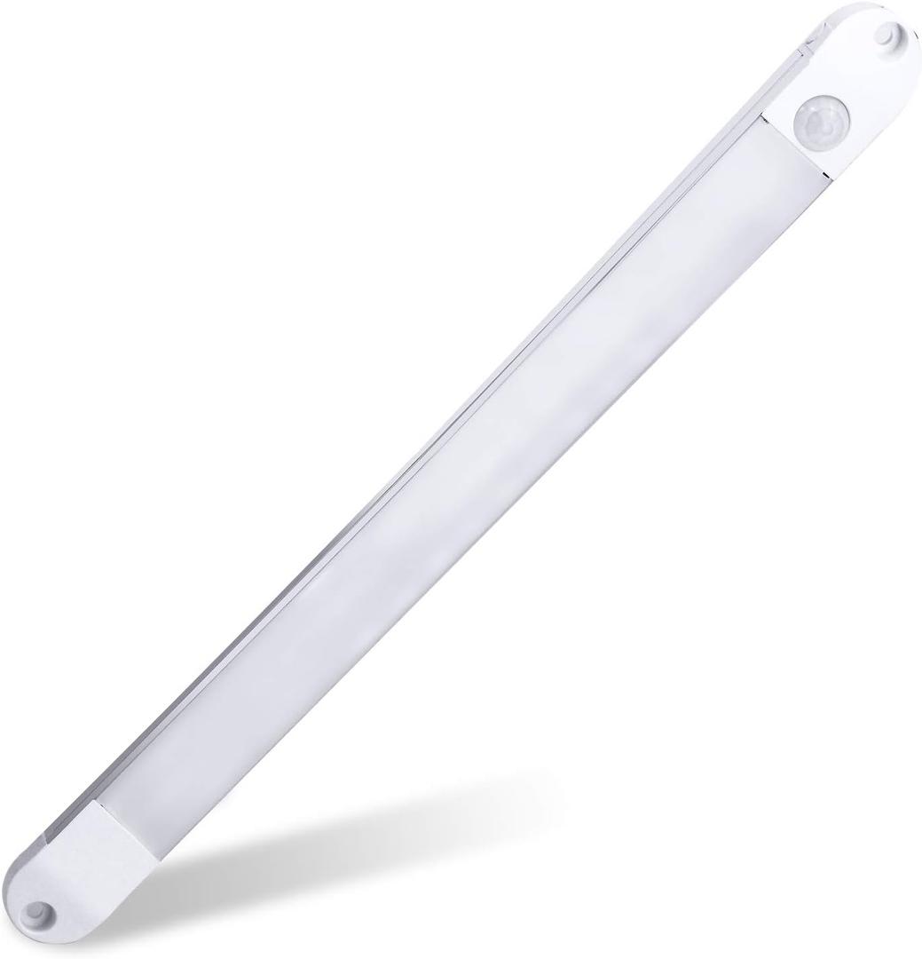 Facon 13Inch LED RV Interior Light Tube with PIR Motion Sensor Function, 12Volts LED Light Bar Tube for RV Van Truck Lorry Camper Boat Caravan Motorhome