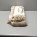 Boho Couch Cover Sofa Covers Washable, Chenille Couch Covers for 3 Cushion Couch Sofa Pet Friendly, Bohemian Sofa Slipcovers for Sectional Sofa, Loveseat, 2 3 4 Seater (71" x 150", Khaki)