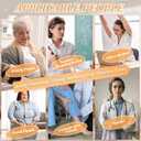 2 Pairs Medical Compression Pantyhose for Women, 20-30mmHg Graduated Support Tight Pants, Opaque Footless (Beige*1+Black*1)