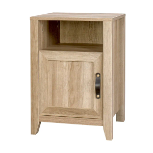Decor Therapy Greer 23" Storage Drawer End/Side Table, Natural Wood