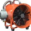 10 Inch Explosion Proof Fan Portable Utility Blower Extractor Fan 350W/2.6A 1840CFM Industrial High Velocity Ventilator for Exhausting & Ventilating