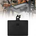 RTNLIT Microphone Music Stand Tray, Adjustable Clamp On Rack Tray Holder with 7.7 Pound Weight Capacity, for Music Sheet, Singing, Stage, Audio Recording (10.6" x 8")