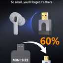 2-in-1 Mini Wireless CarPlay Adapter for Apple CarPlay & Android Auto,Upgrade Wired to Wireless, Fast Auto-Connect, Plug & Play (iOS 10+, Android 10+, 2016+ Cars)