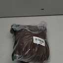 OYOANGLE Women's V Neck Sleeveless Knitted Solid Short Sweater Dress with Pockets (Deep Brown, Small)