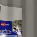 Avery No-Iron Fabric Labels, 1" x 3", Washer and Dryer-Safe Waterproof Labels, Non-Printable, 20 Total (