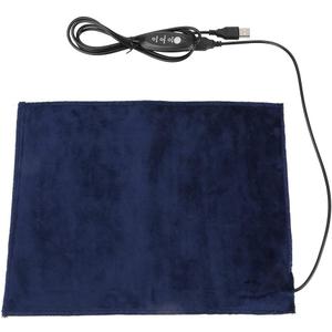 USB Pet Heating Pad 5V 2A USB Electric Cloth Heater Pad Washable Foldable Pad 45 3-Mode Adjustable Temperature and Timer USB Heated Blanket for Clothes Seat Pet Warmer (9.5x11.8in)