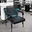 Salon Shampoo Chair Auto Reclining with Thick Cushions, Heavy Duty, 21x20x32 inches