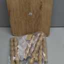 End Table, Modern Side Table with 3 Tier Open Shelf, Small Table Bed Side Tables Bedroom for Small Spaces, Living Room and Office (Rustic Walnut)