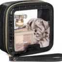 PACKISM Clear Makeup Bag - TSA Approved Toiletry Bag for Carry-on & Checked Luggage, Water Resistant Car Storage Organizer with Reinforced Seams