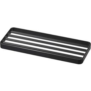 Yamazaki Home Tower bathroom trays, One Size, Black (9.5" x 3.5" x 0.6")
