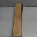 Curtain Rods for Windows 32-90 Inch, 1 Inch Adjustable Black Curtain Rod Set with Brackets, Easy Install