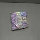 Hiroyuki Iridescent Makeup Bag, 14 inches Cosmetic Bag, Large Capacity Travel Pouch (Face, purple)