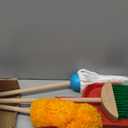 Melissa & Doug Dust Sweep Mop 6-Piece Pretend Play Set, Toddler Toy Cleaning, Pretend Play Home Cleaning, Kids Broom and Mop Set for Ages 3+