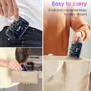 Dental Floss Portable Case, Easy to Store Floss Picks of Various Sizes, Portable Dental Floss Dispenser is Perfect for Travelling, Hotels, Dinners, Appointments.Floral 3 Piece