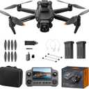 GPS Drone with 1080P Triple HD Camera 5G Screen Remote Control, 360° Laser Obstacle Avoidance GPS Auto Return Foldable Aerial Photography RC Quadcopter V918 MAX Hobby Drone for Adults with 2 Batteries